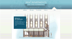 Desktop Screenshot of miaapartments.com