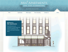 Tablet Screenshot of miaapartments.com